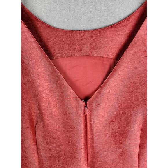 Talbots Red Sleeveless Sheath Mini Dress Size 8 - Picture 6 of 6
